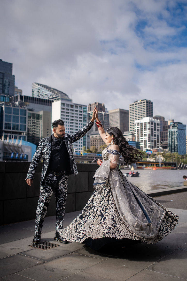 Week-long Sikh wedding for Jasmine and Jagpreet at Craigieburn Sikh Temple and The Timberyard, Port Melbourne. Photographed by Weddings by Grace.