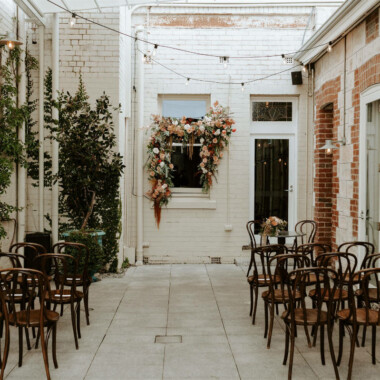 Romantic industrial Guildhall wedding in Fremantle for Cherie and Sharif. Photos by Locksmith Photography.