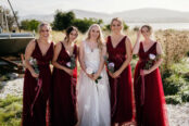 Classic Hobart wedding for Chelsea and Stan at Barilla Bay Oyster Farm. Photographed by Nick H Visuals.