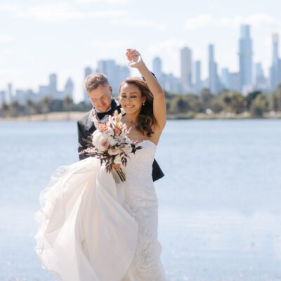 Liana and Matt Greenfields Albert Park Wedding Melbourne