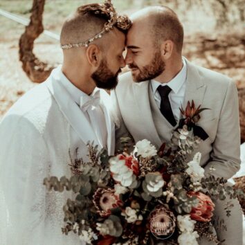 Celebrating Pride Month with our favourite LGBTQIA+ real weddings