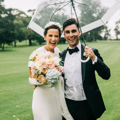 The Middle Ridge Golf Course wedding for Fiona and Ben. Photographed by Anna Tomlinson