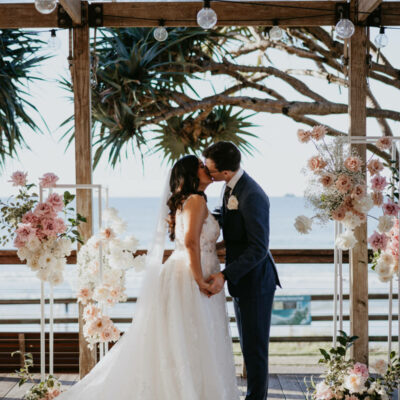 Byron Bay Surf Life Saving Club wedding for Elena and Adam. Photographed by Mint Photography.