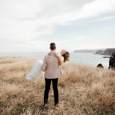 by hayden photography, real groom holding bride