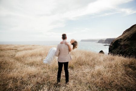 by hayden photography, real groom holding bride