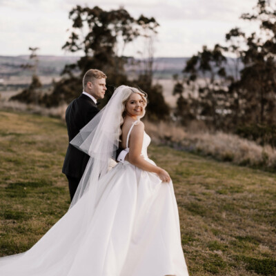 Ashleigh and Joshua at Gabbinbar Homestead captured by Mitch Birchall Studios