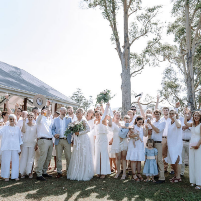Tiffiny and Aaron’s intimate Austinvilla Estate wedding weekend