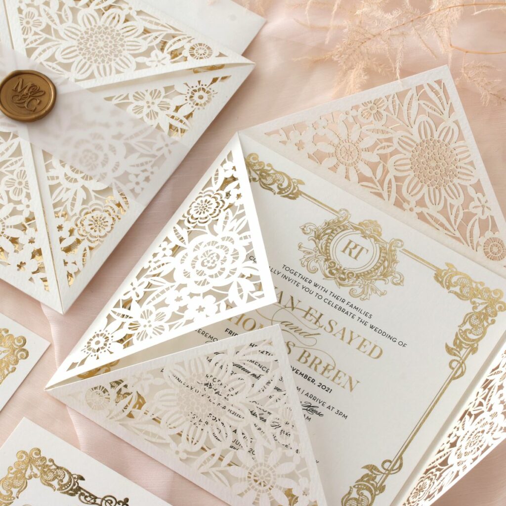 Everything you need to know about wedding invitation print finishes