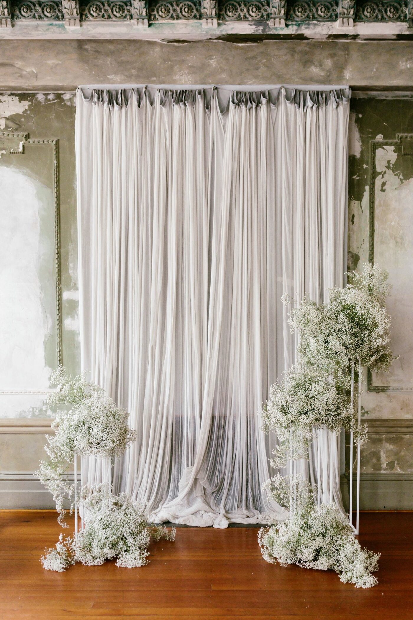 The Super Styler draping wedding
