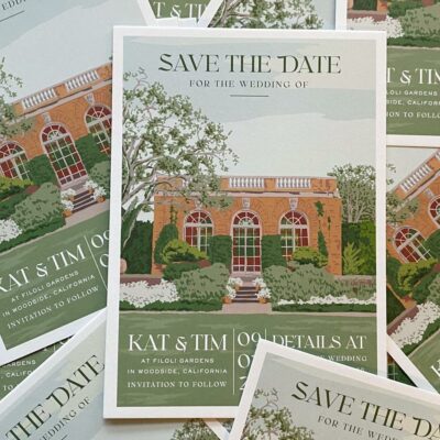 Destination wedding save the date by Aerialist Press %40aerialistpress e1691125507454