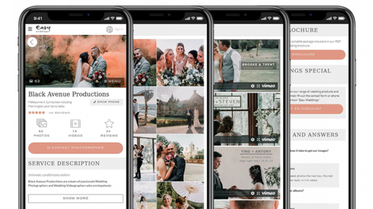 register on easy weddings mobile app