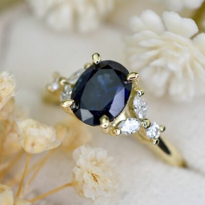 colourful gemstone engagement rings