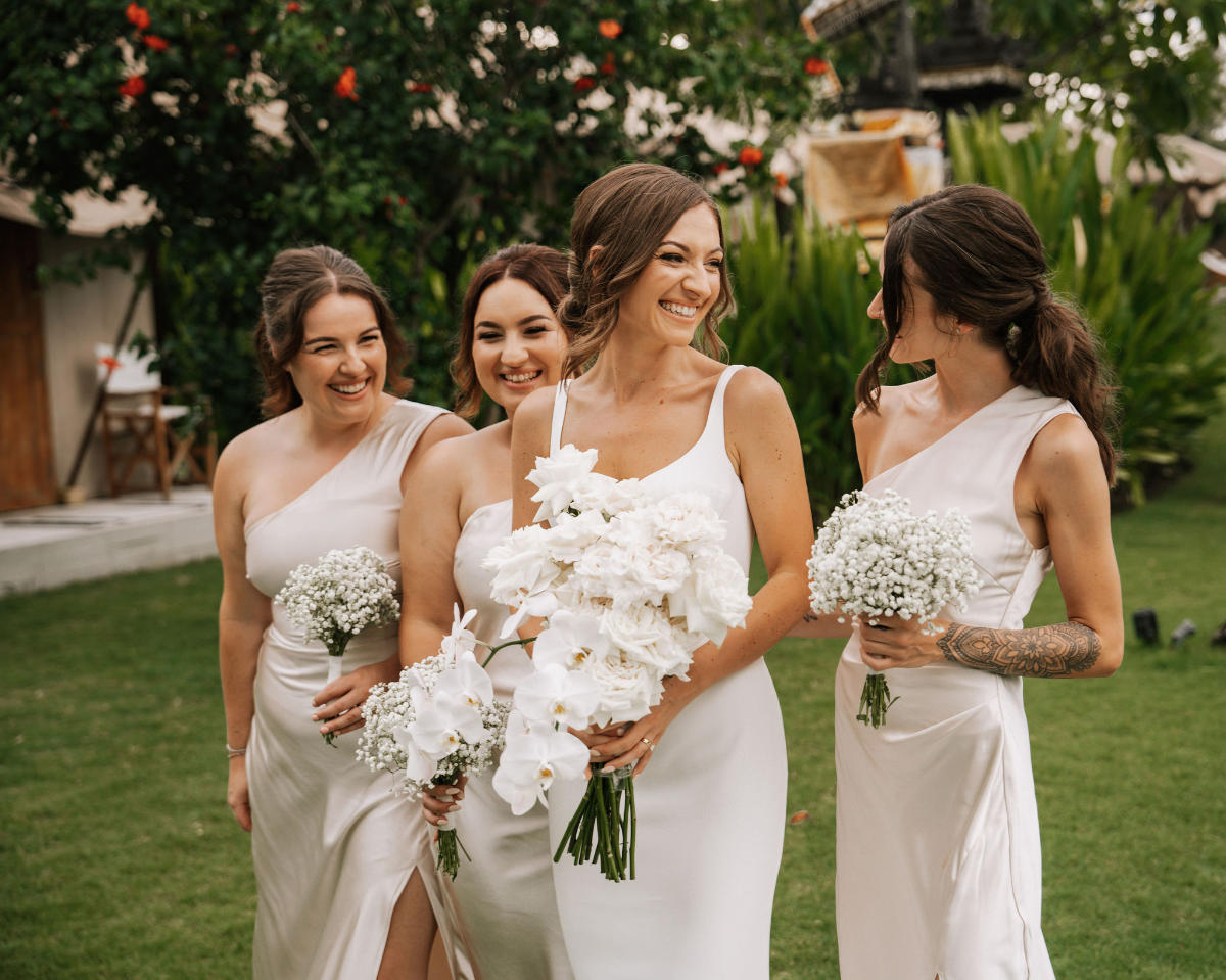 Amelia and Michael's Bali Beach Glamping wedding captured by Motion House Creative