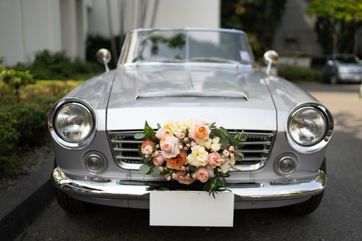 mercedes wedding car