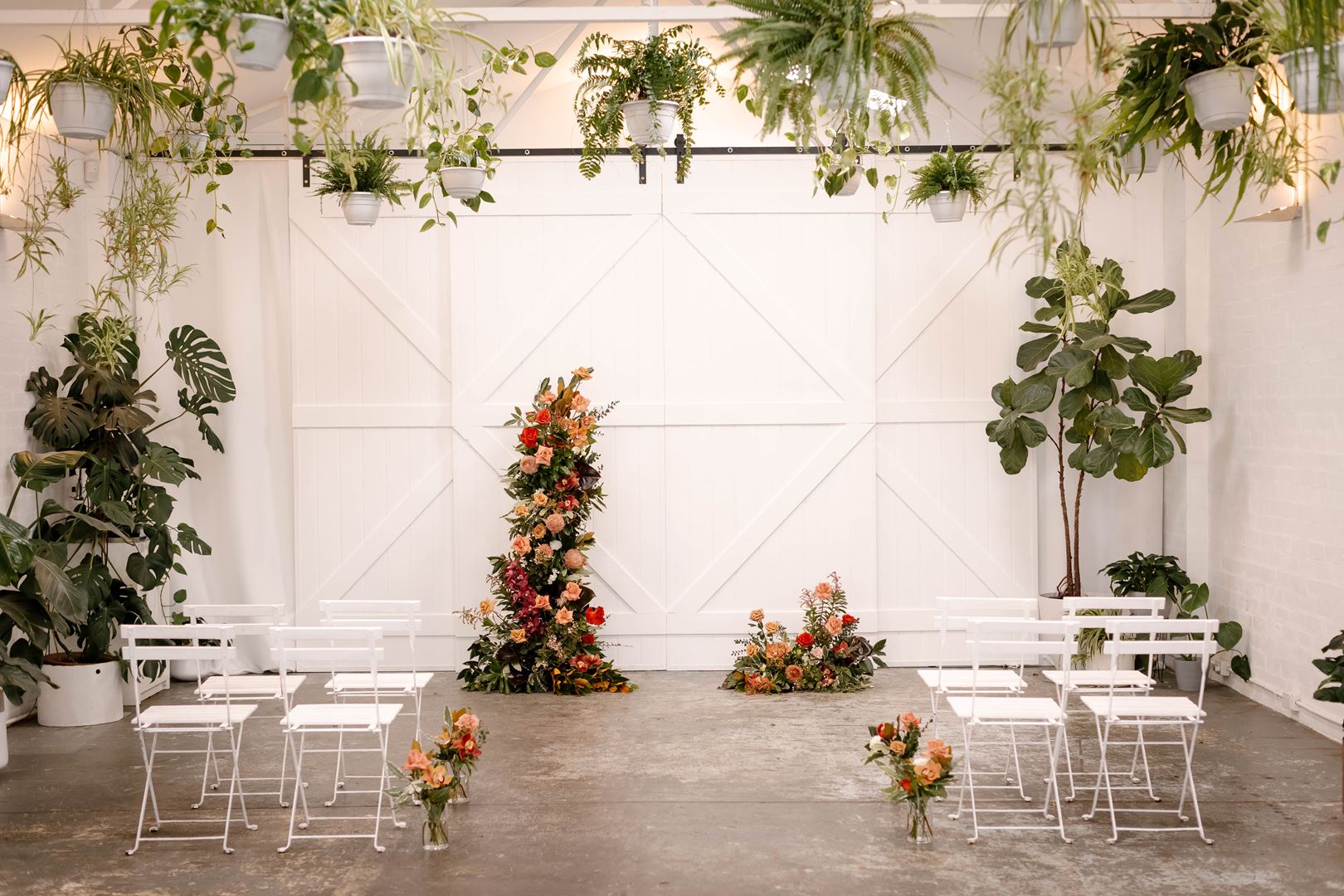 70s inspired wedding decor