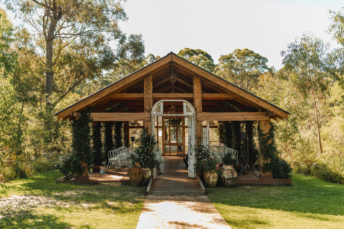 whimsical garden wedding