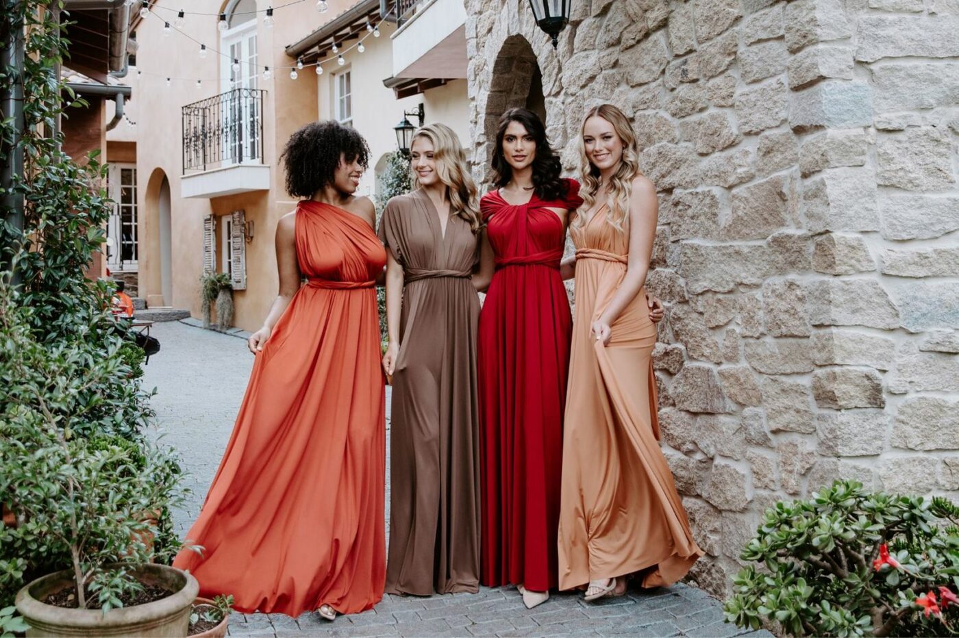 model chic bridesmaids