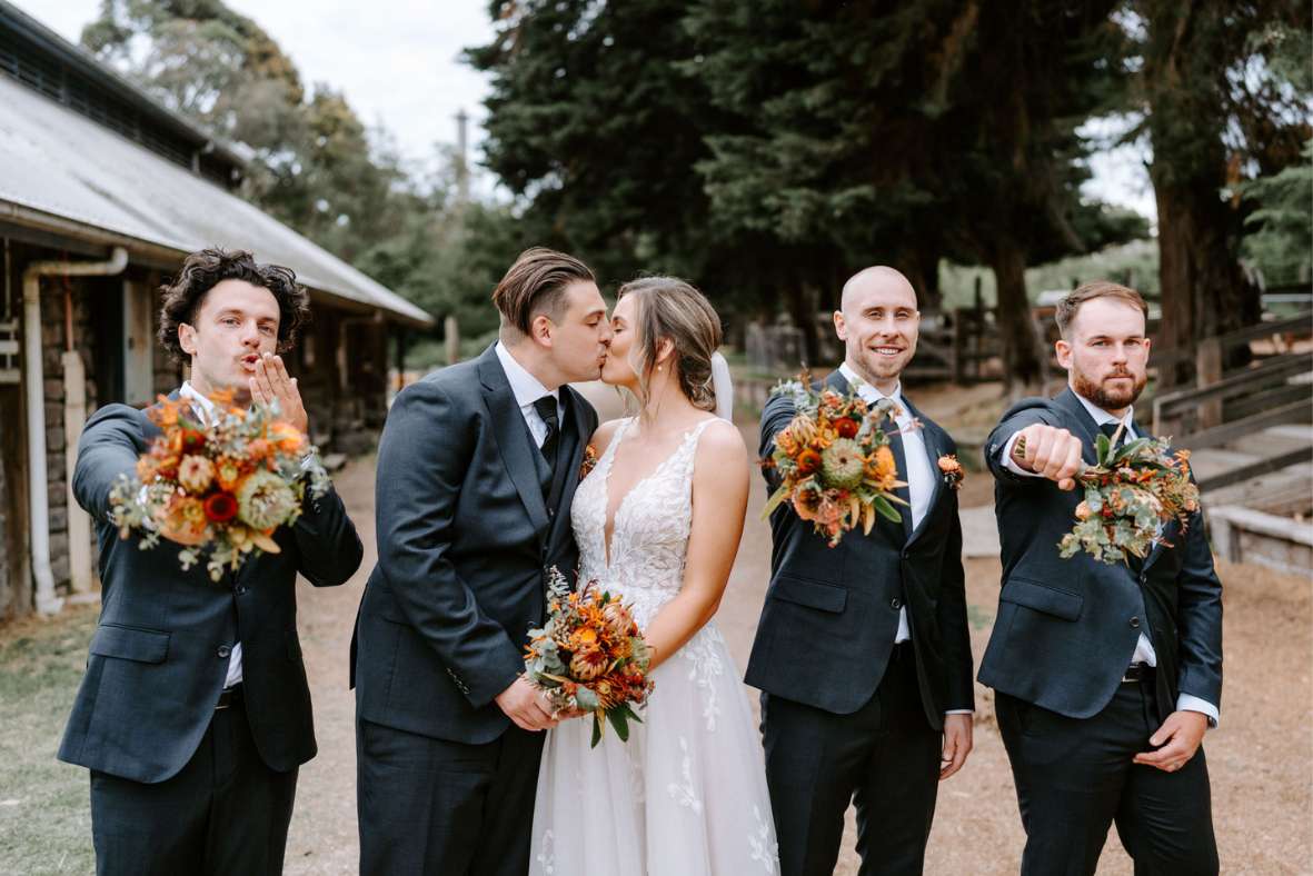 Nikki and Jordan's Collingwood Childrens' Farm Wedding, photographed by Veri Photography.