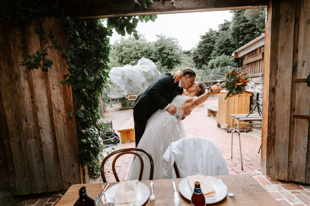 Nikki and Jordan's Collingwood Childrens' Farm Wedding, photographed by Veri Photography.