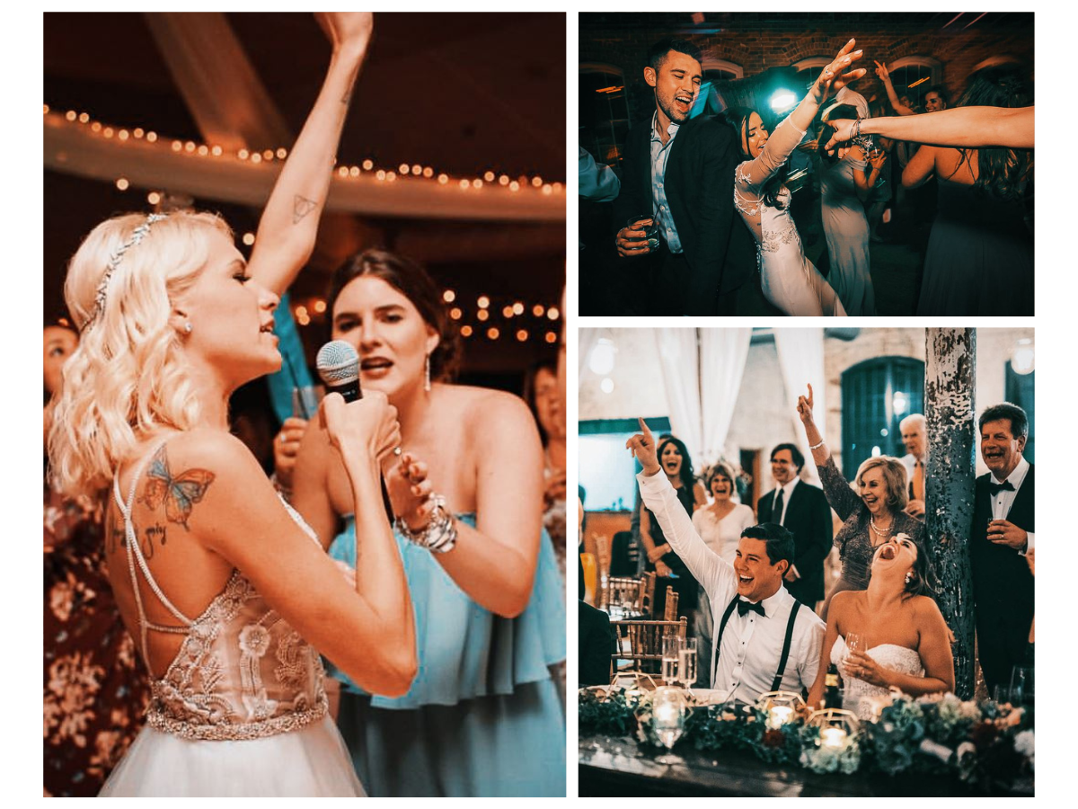 Wedding guests dance and do karaoke with NOVA DJs