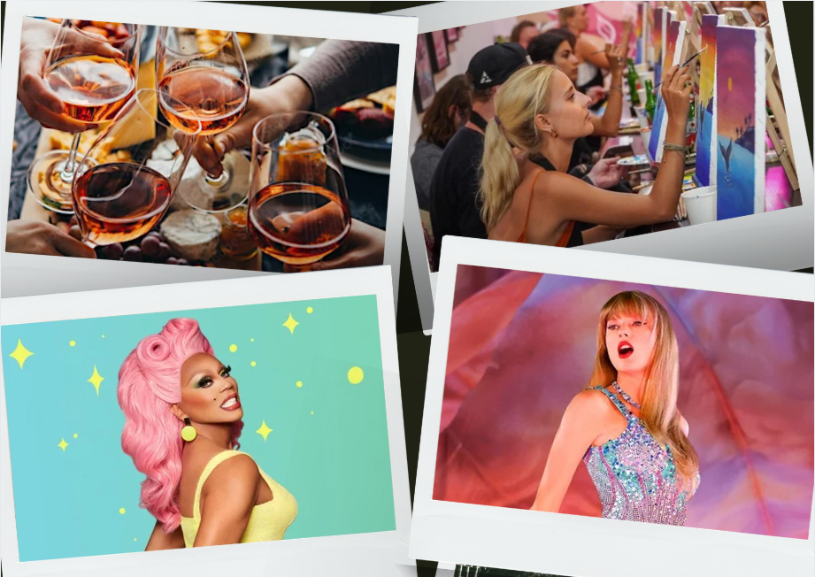 Mood board of 2025 hen's party themes