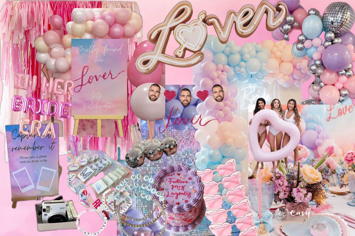 Hen's party themes - She Found Her Lover mood board Taylor Swift inspired