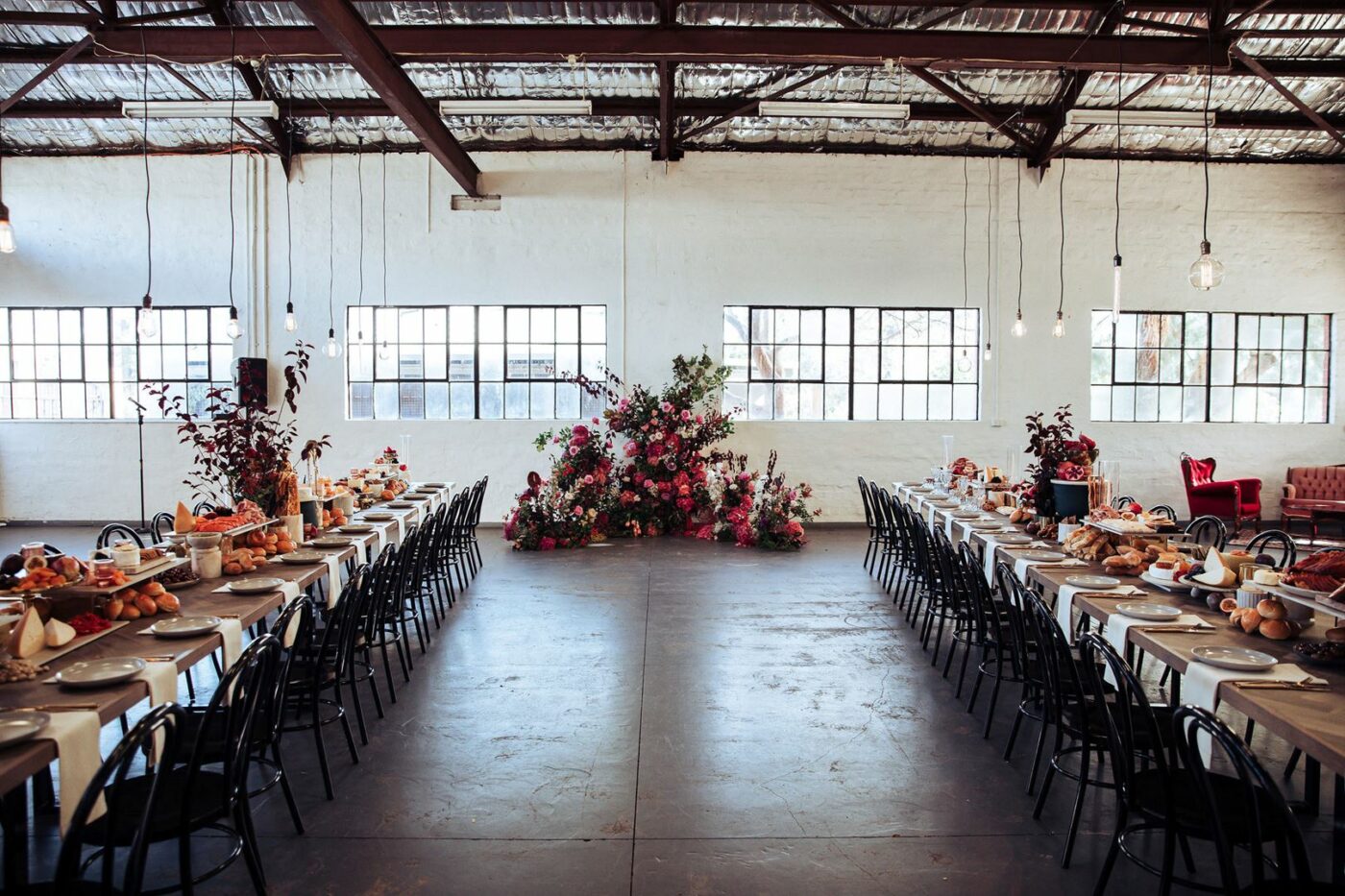 Rustic warehouse vibes at Perth City Farm.