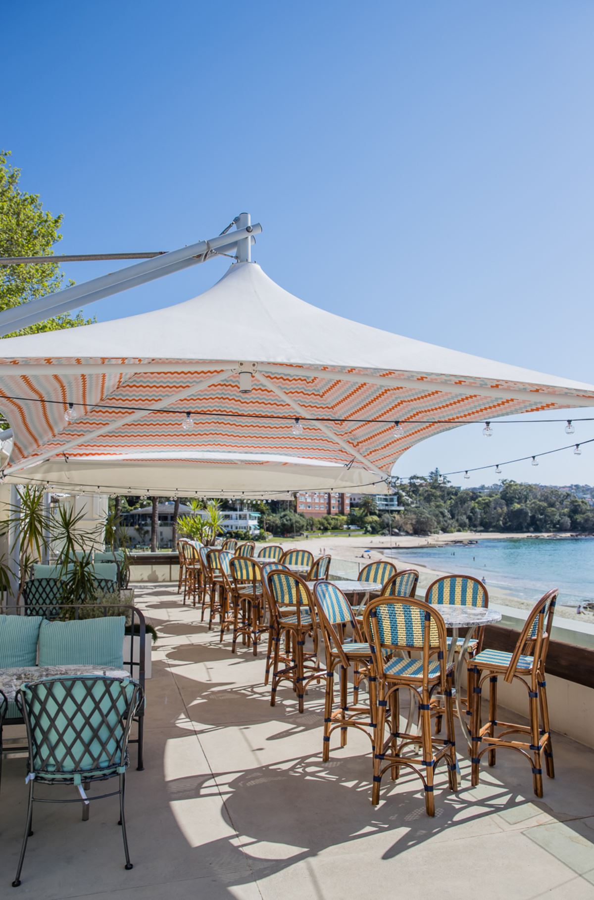 Beachside luxury at Bathers Pavilion in Manly.