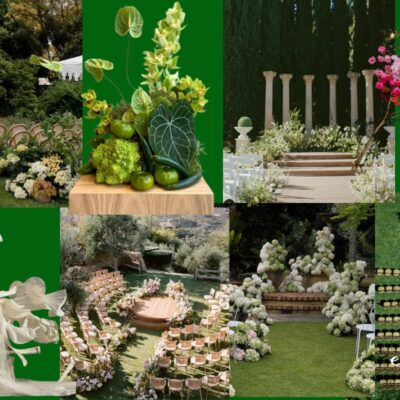 Ceremony floral trends to set your wedding apart moodboard