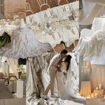 wedding draping trends