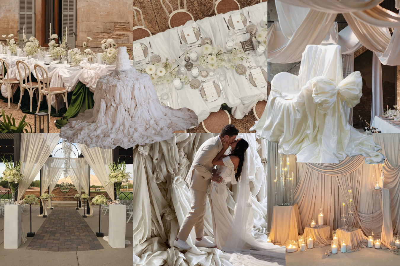 wedding draping trends
