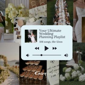 perfect wedding planning playlist