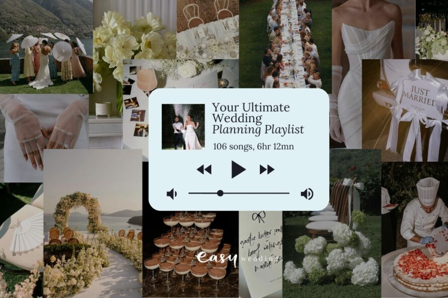 perfect wedding planning playlist