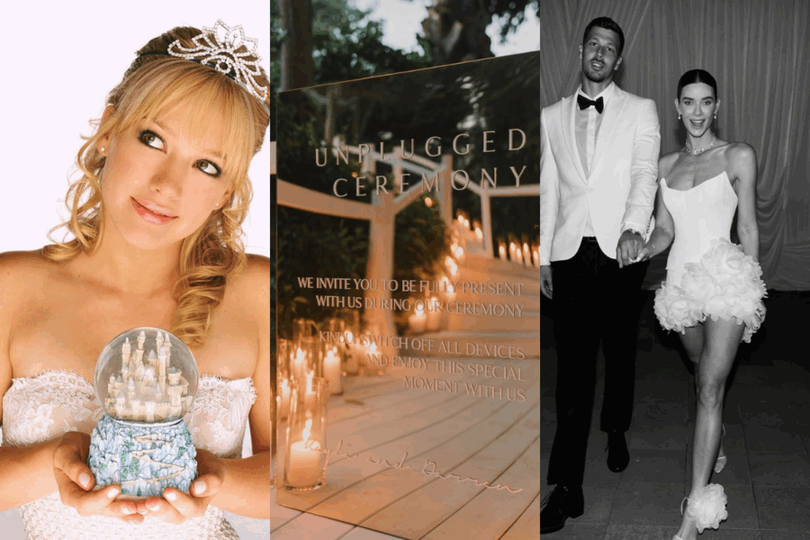 25 years of wedding trends