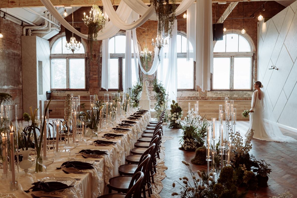 lots of material wedding venue