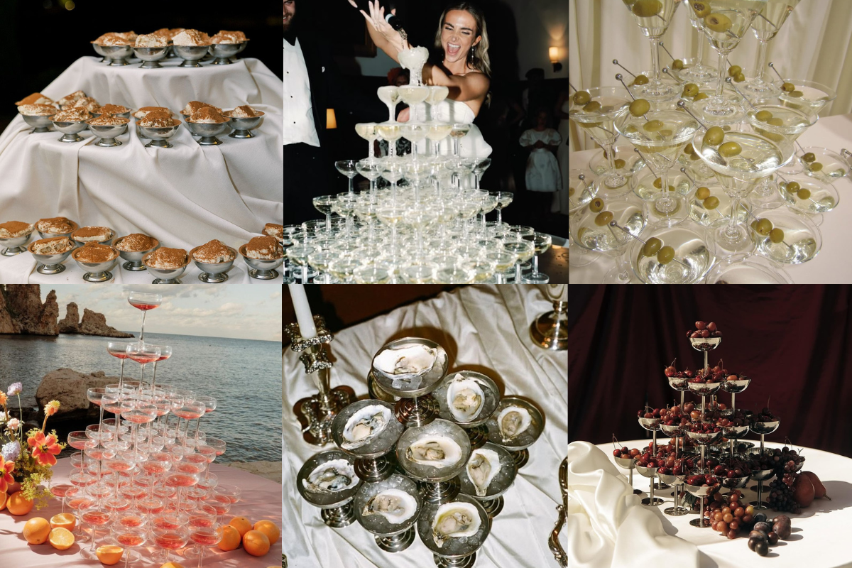 champagne tower
