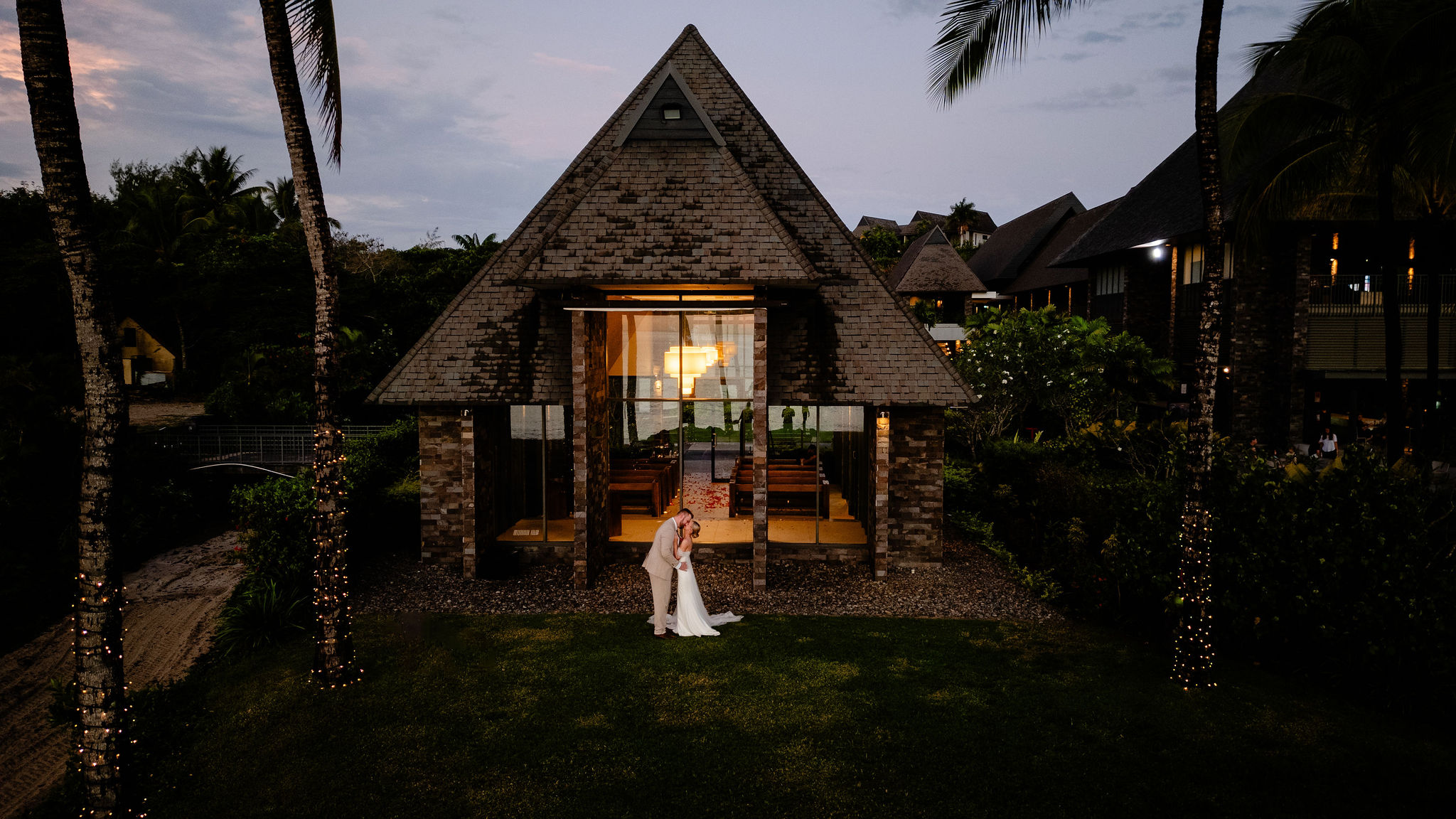 Chloe and Addison's InterContinental Fiji Wedding