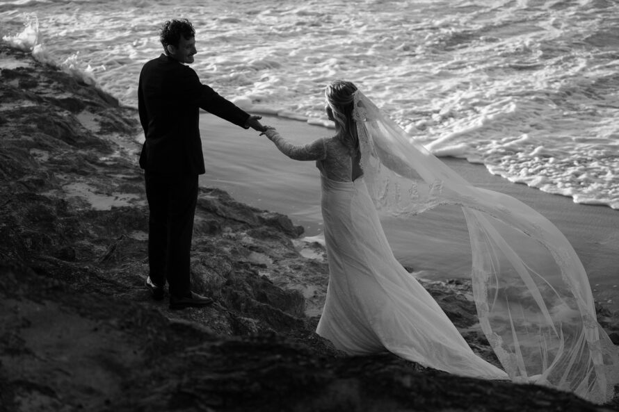 upcycled wedding north stradbroke island