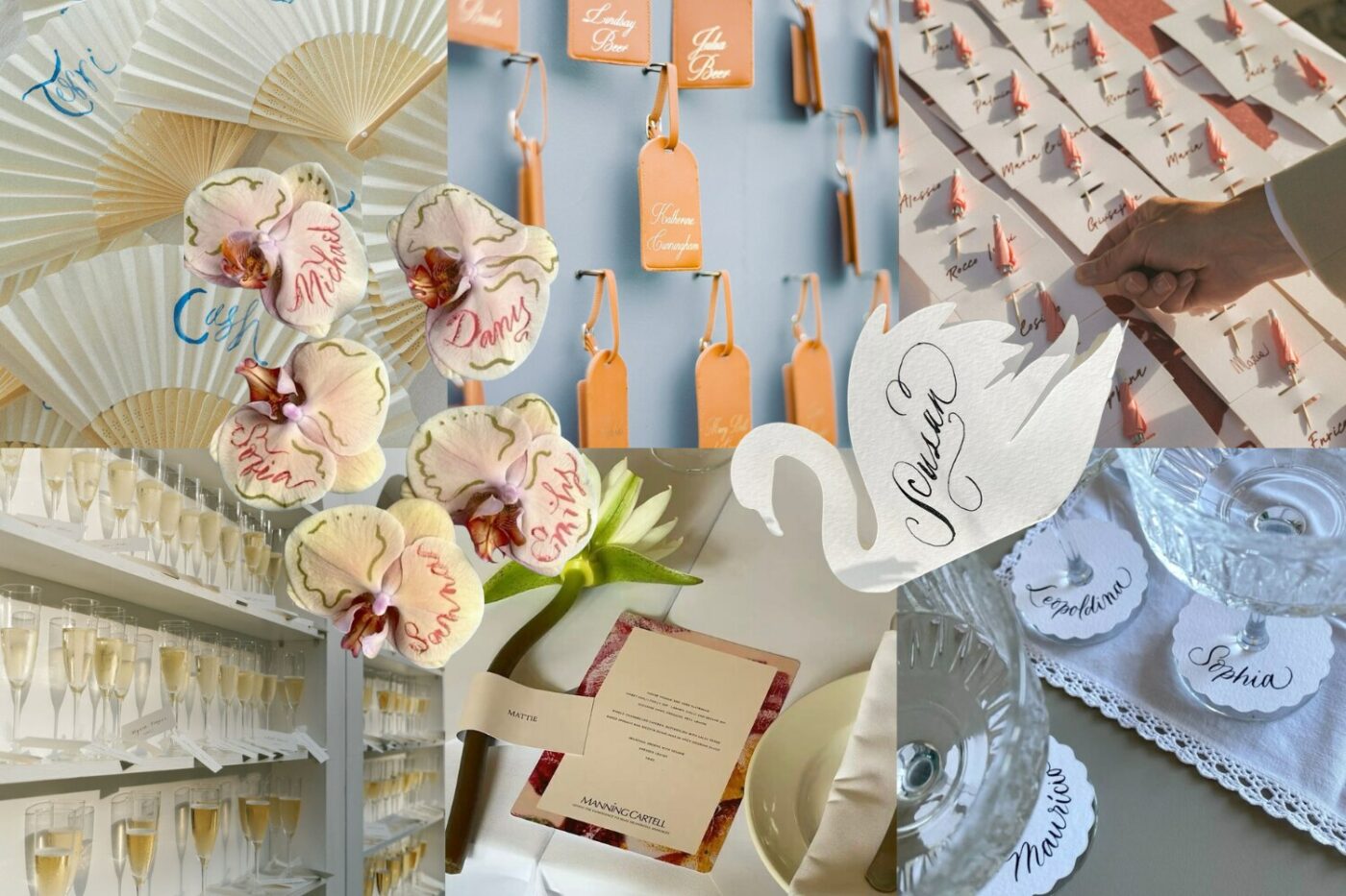 wedding name card
