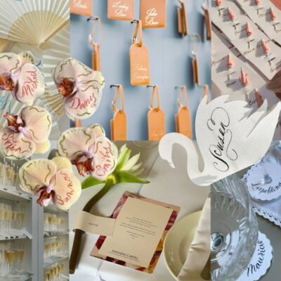 wedding name card