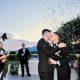 include guests who can't travel nick and rian wedding