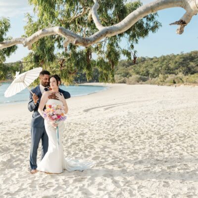 great keppel island wedding tysha and brent