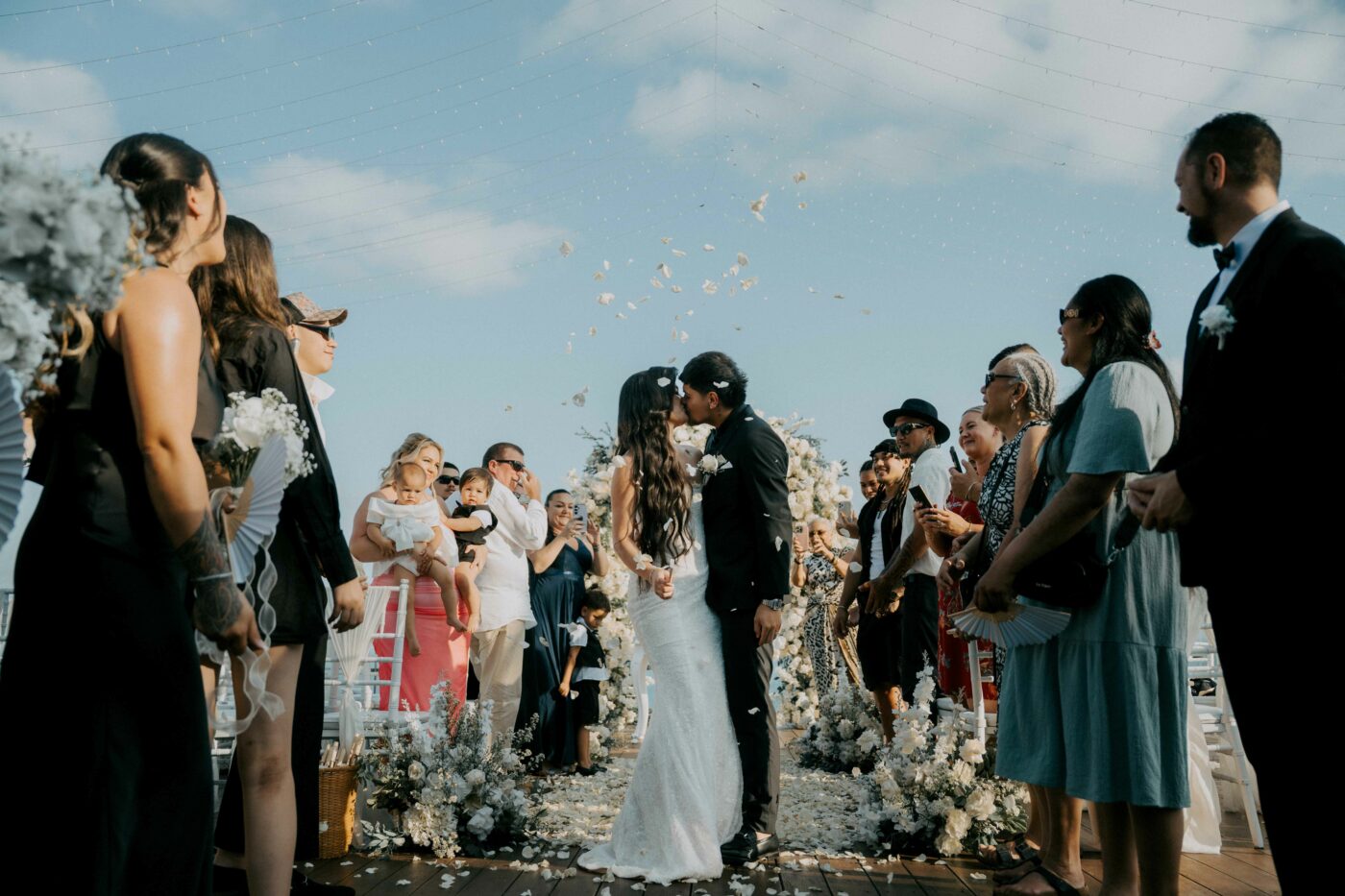 kyah and gio clifftop bali wedding