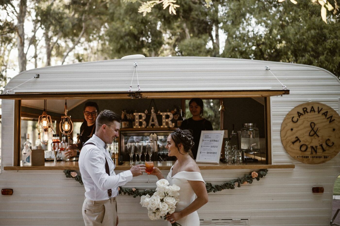 outdoor wedding catering