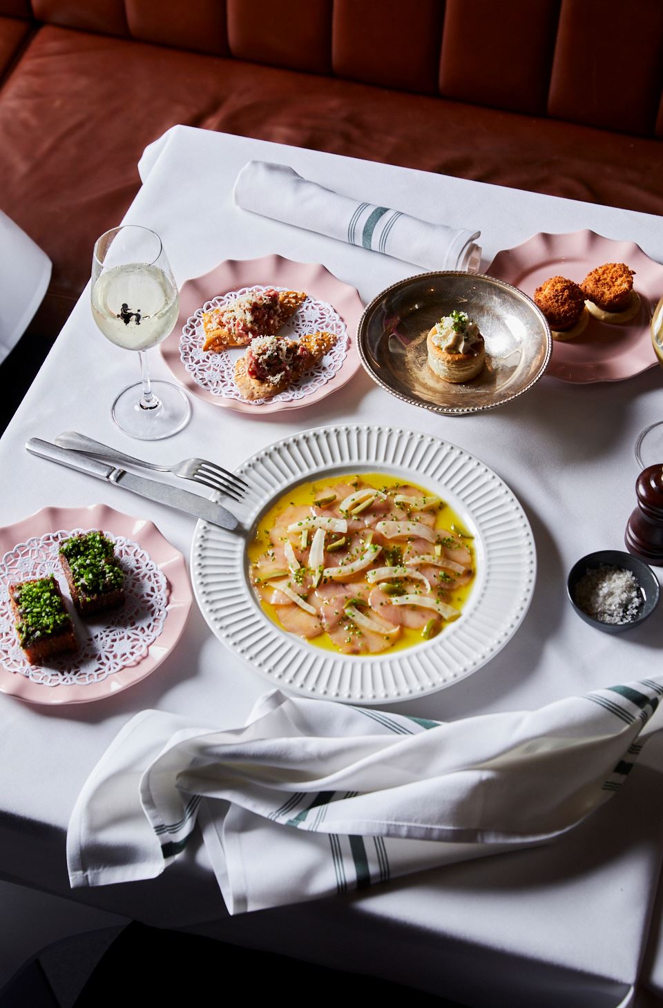 scallops with caviar wedding dinner