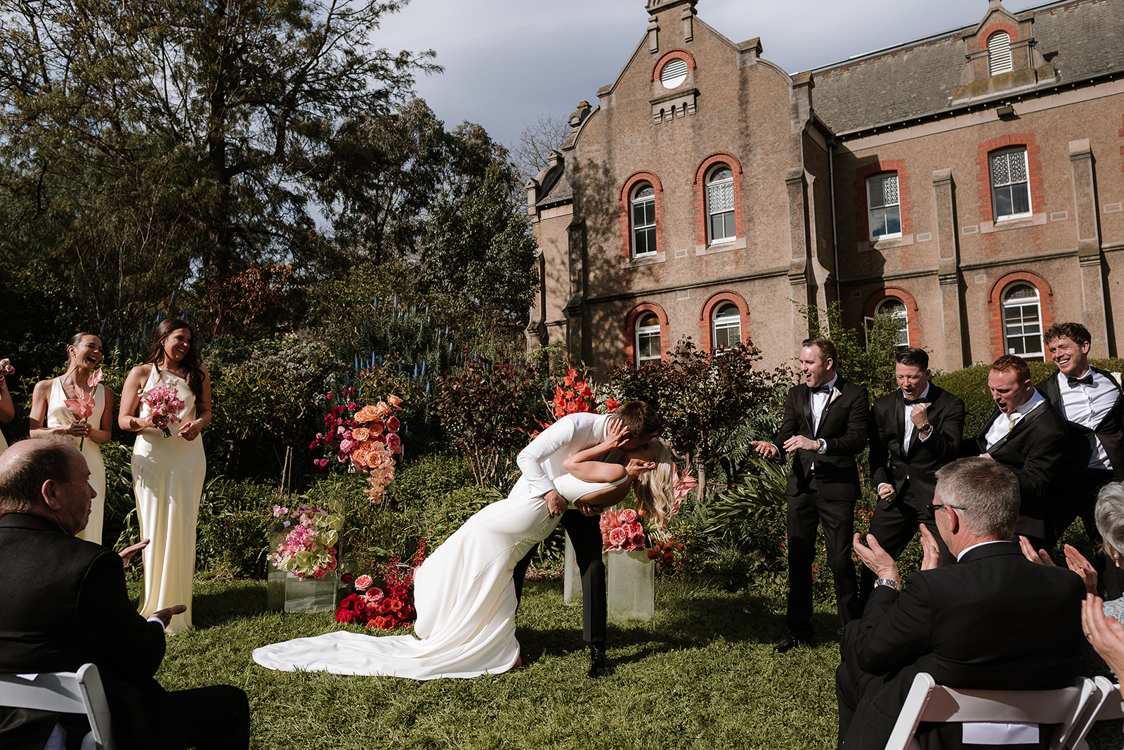 Alana and Nathan’s backyard wedding: The ultimate festival of love