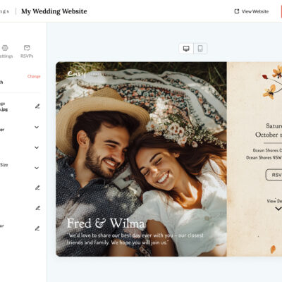 wedding websites