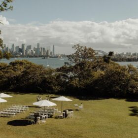 Sydney waterfront wedding