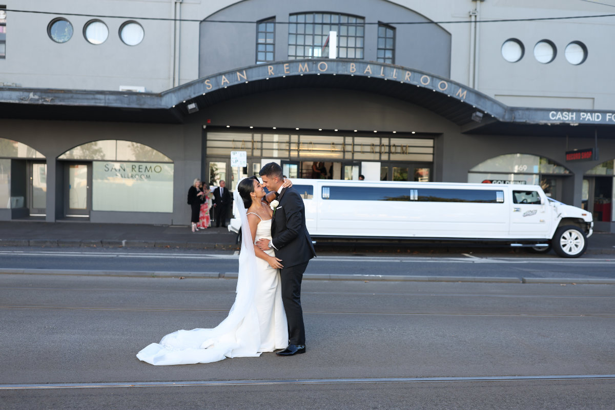 Kate and Nicholas’ classic Italian celebration at San Remo Ballroom