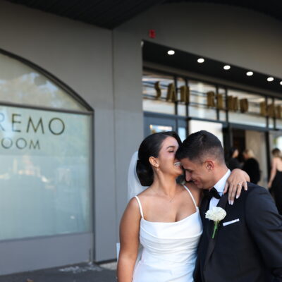 San Remo Ballroom wedding for Kate and Nicholas. Photographed by John Warren Photography